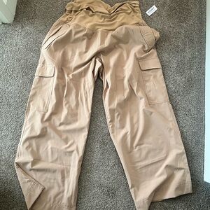 Maternity Tan Cargo Pants